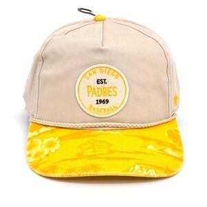 47 Brand San Diego Padres Cream/Gold Fiji Rope Hitch Adjustable Hat OSFA